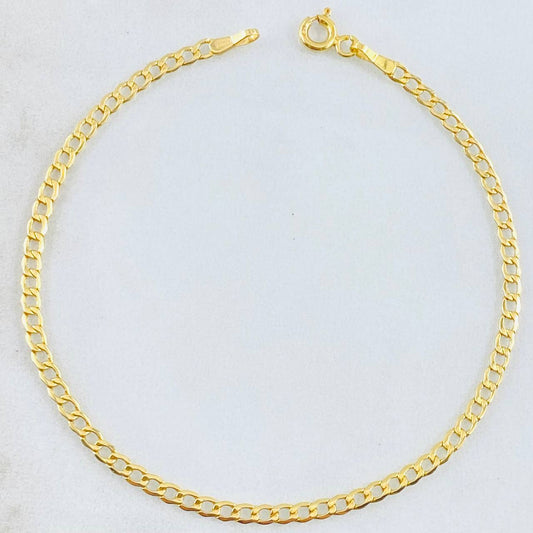 Pulso Cubano 1.55gr / 7 1/2 in / 2.3mm Oro Amarillo +1 18K ©