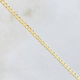 Pulso Cubano 1.5gr / 7 1/2 in / 2.4mm Oro Amarillo +1 18K *