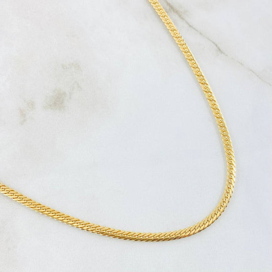 Cadena Serpiente 7.65gr / 23 1/2 in / 2.9mm Oro Amarillo +3 18K ©