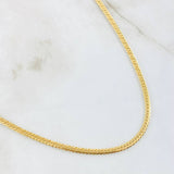 Cadena Serpiente 7.65gr / 23 1/2 in / 2.9mm Oro Amarillo +3 18K ©