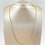 Cadena Serpiente 7.65gr / 23 1/2 in / 2.9mm Oro Amarillo +3 18K ©