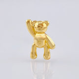 Dije Oso Manito Arriba 0.8gr / 3/4 in / Oro Amarillo 18K *