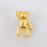 Dije Oso Manito Arriba 0.8gr / 3/4 in / Oro Amarillo 18K *