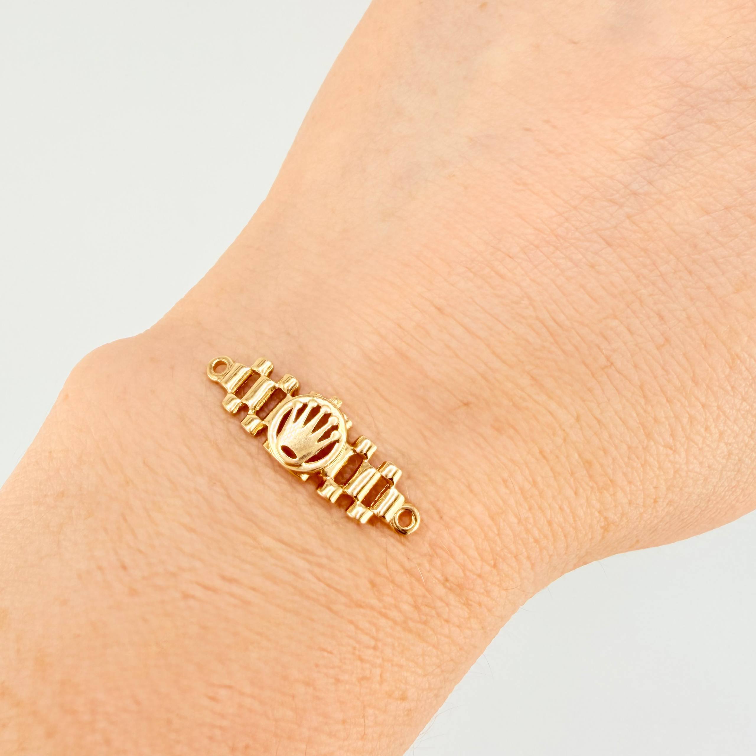 Rx Strap Charm 1.3gr / 1 in / 18K Yellow Gold