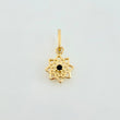 Dije Estrella 8 Puntas 0.45gr / 1/2 in / Oro Amarillo 18K