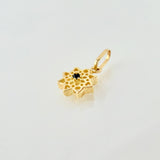 Dije Estrella 8 Puntas 0.45gr / 1/2 in / Oro Amarillo 18K