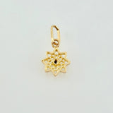 Dije Estrella 8 Puntas 0.45gr / 1/2 in / Oro Amarillo 18K