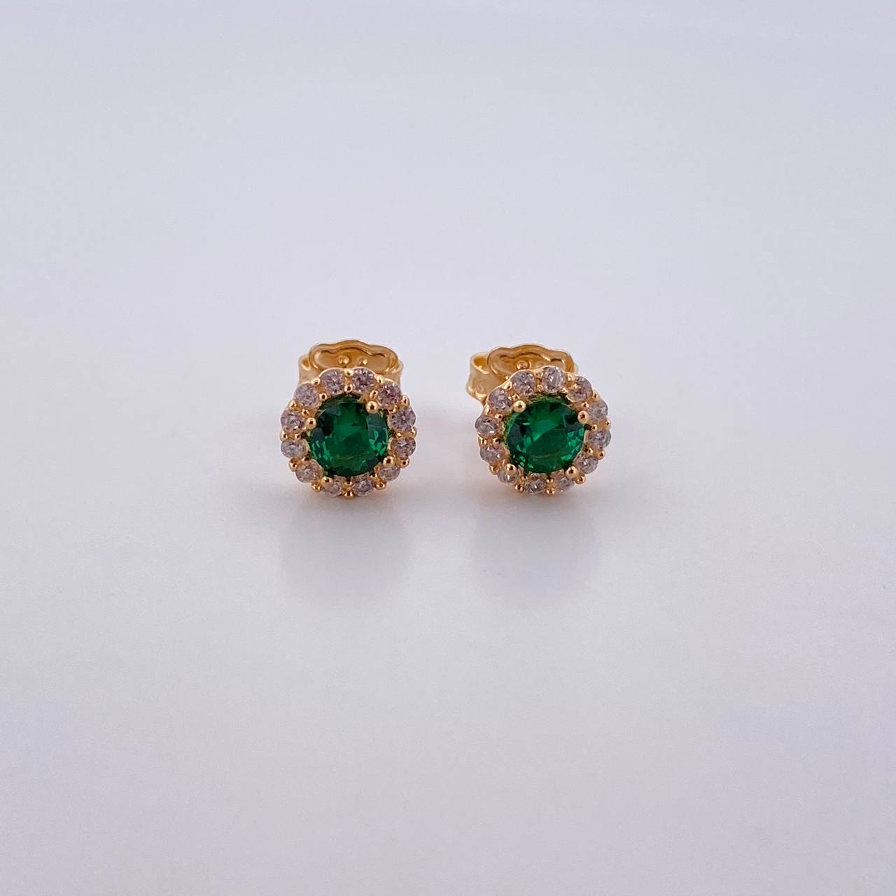 Topos Halo 2gr / Circones Blancos Verde Oro Amarillo 18K $