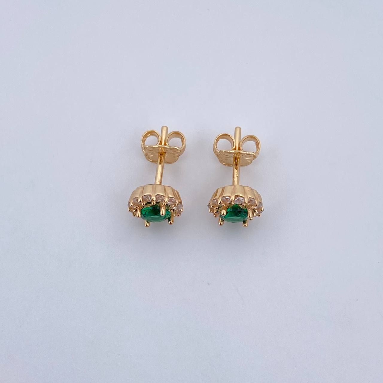 Topos Halo 2gr / Circones Blancos Verde Oro Amarillo 18K $
