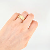 Bv Ring 9g / Size 8 1/4 Yellow Gold 18K