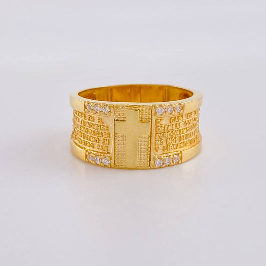 Special Prayer Ring 6.9g / T6 1/4 Yellow Gold 18K