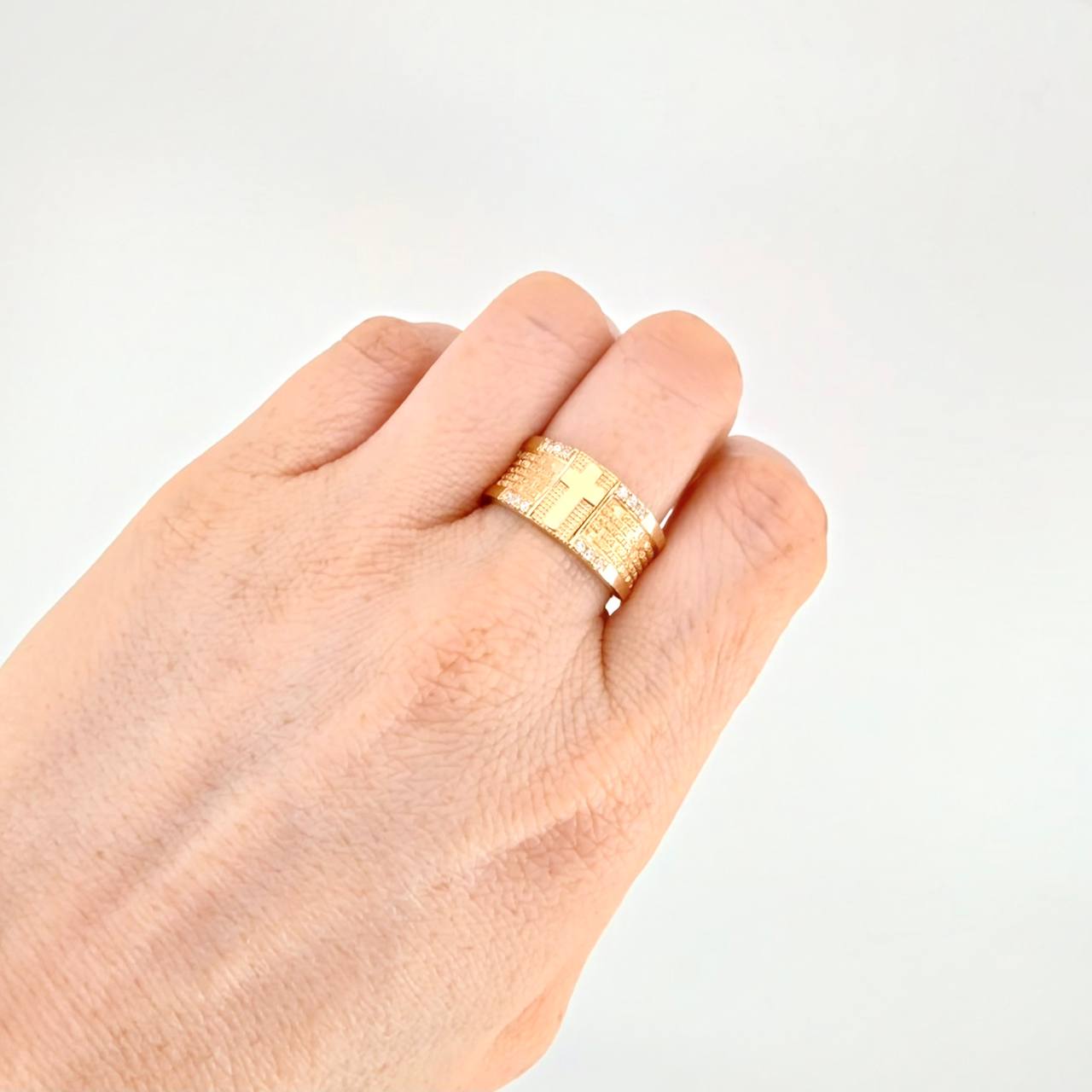 Special Prayer Ring 8.9g / T10 Yellow Gold 18K