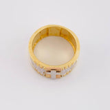 Anillo Oración Especial 7.3g / T7 1/4 Tres Oros 18K