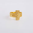 Anillo Cruz Cristo 2.5g / T6 1/2 Oro Amarillo 18K