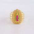Anillo Virgen de Guadalupe 7.25g / T9 3/4 Oro Amarillo 18K