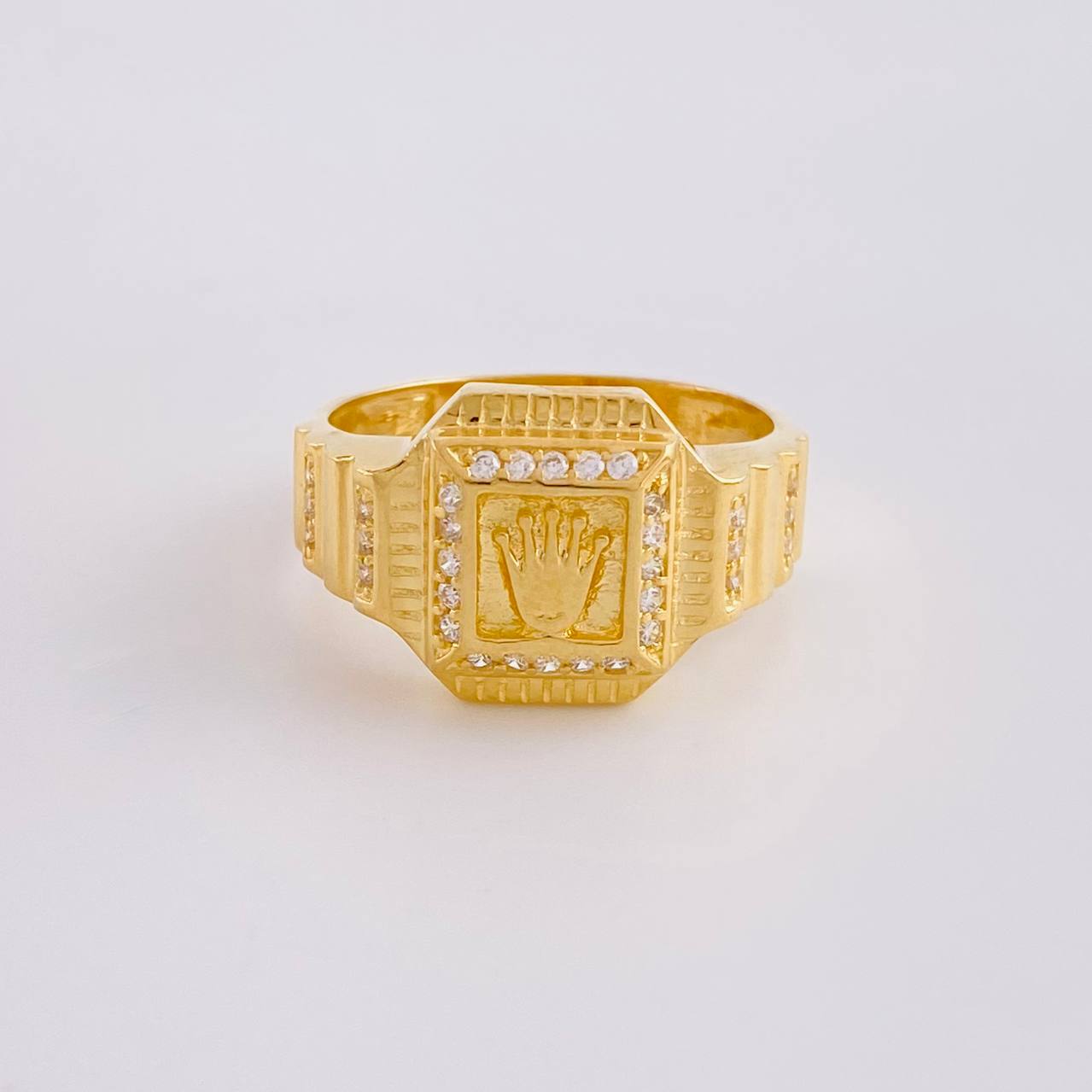 Anillo Corona Egipcia 6.9g / T10 3/4 Oro Amarillo 18K
