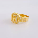 Anillo Corona Egipcia 6.9g / T10 3/4 Oro Amarillo 18K