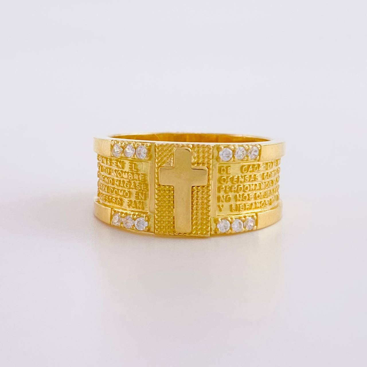 Anillo Oración Especial 7.4g / T5 3/4 Oro Amarillo 18K