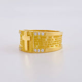 Anillo Oración Especial 7.4g / T5 3/4 Oro Amarillo 18K