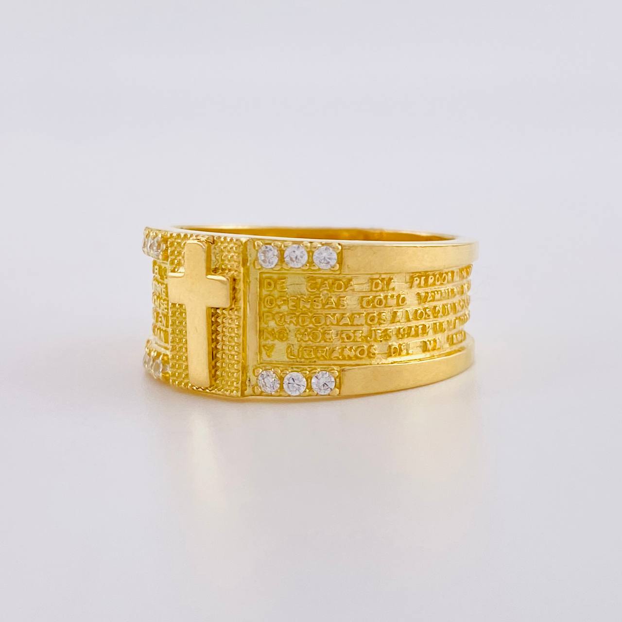 Anillo Oración Especial 7g / T6 Oro Amarillo 18K