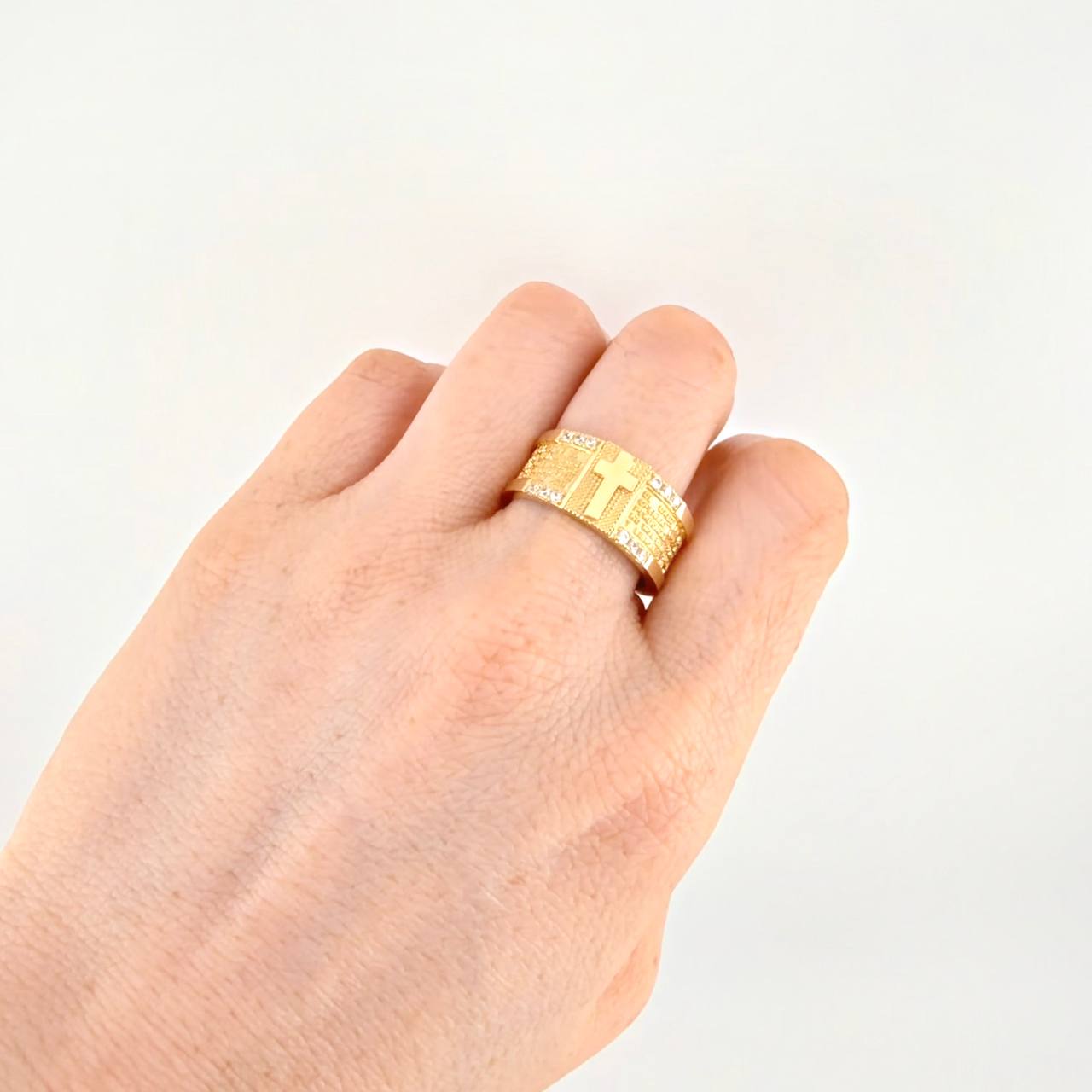 Anillo Oración Especial 7g / T6 Oro Amarillo 18K