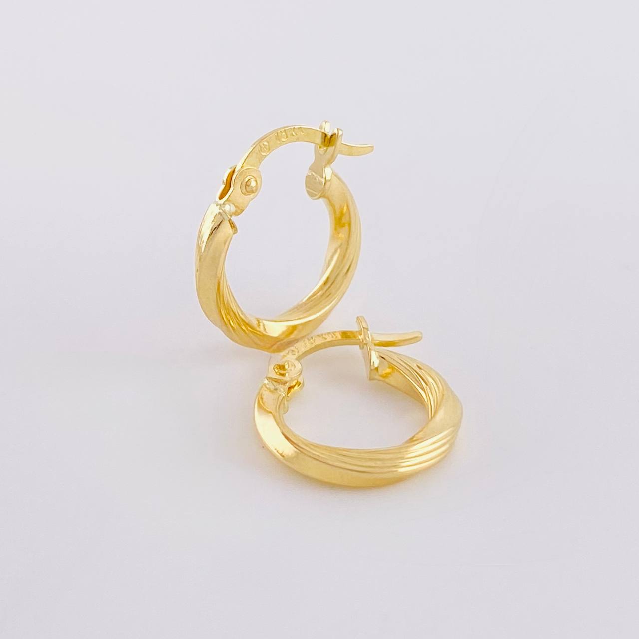 Candongas Emmi 1.1g / 1/2 in Oro Amarillo 18K
