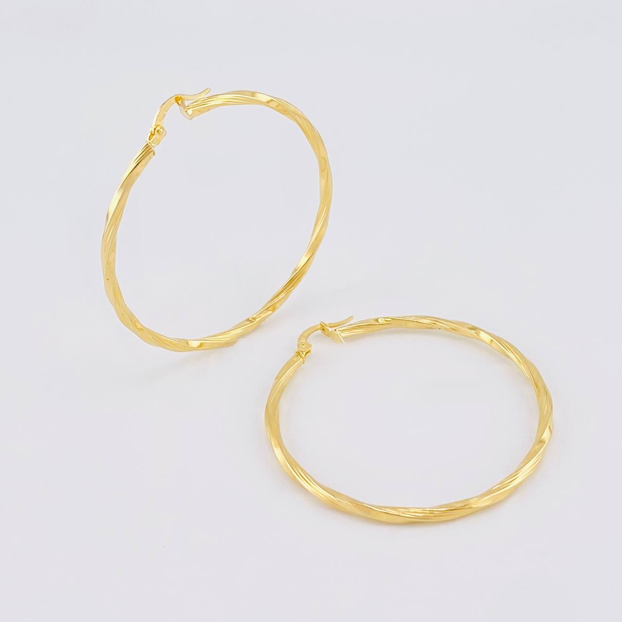 Hoop Earrings Aro Emmi 3g / 1 3/4 in 18K Yellow Gold