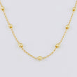 Cadena Tipo Militar Diamantada 4.45g / 18 in / 1.3mm Oro Amarillo 18K