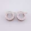 Candongas Rustica 4.05g / 1/2 in Oro Blanco 18K