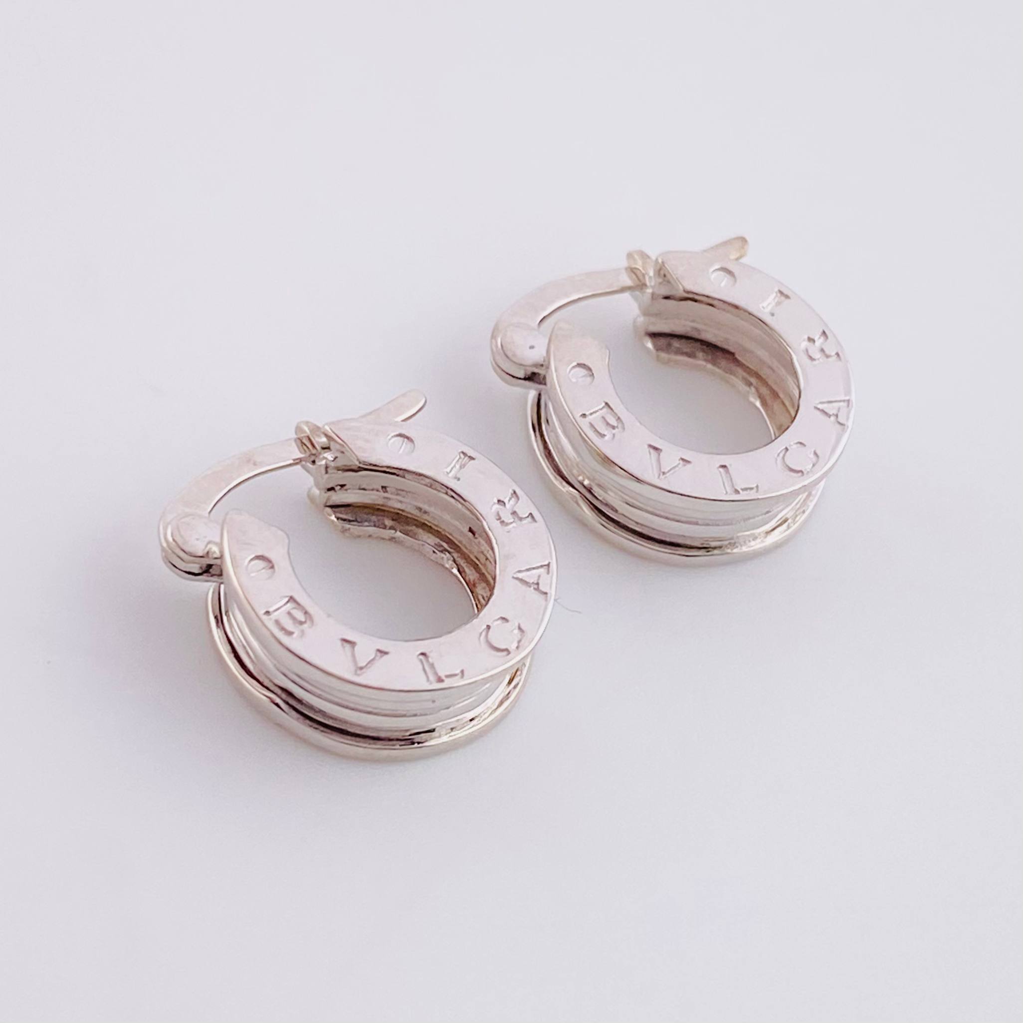 Candongas Rustica 4.05g / 1/2 in Oro Blanco 18K