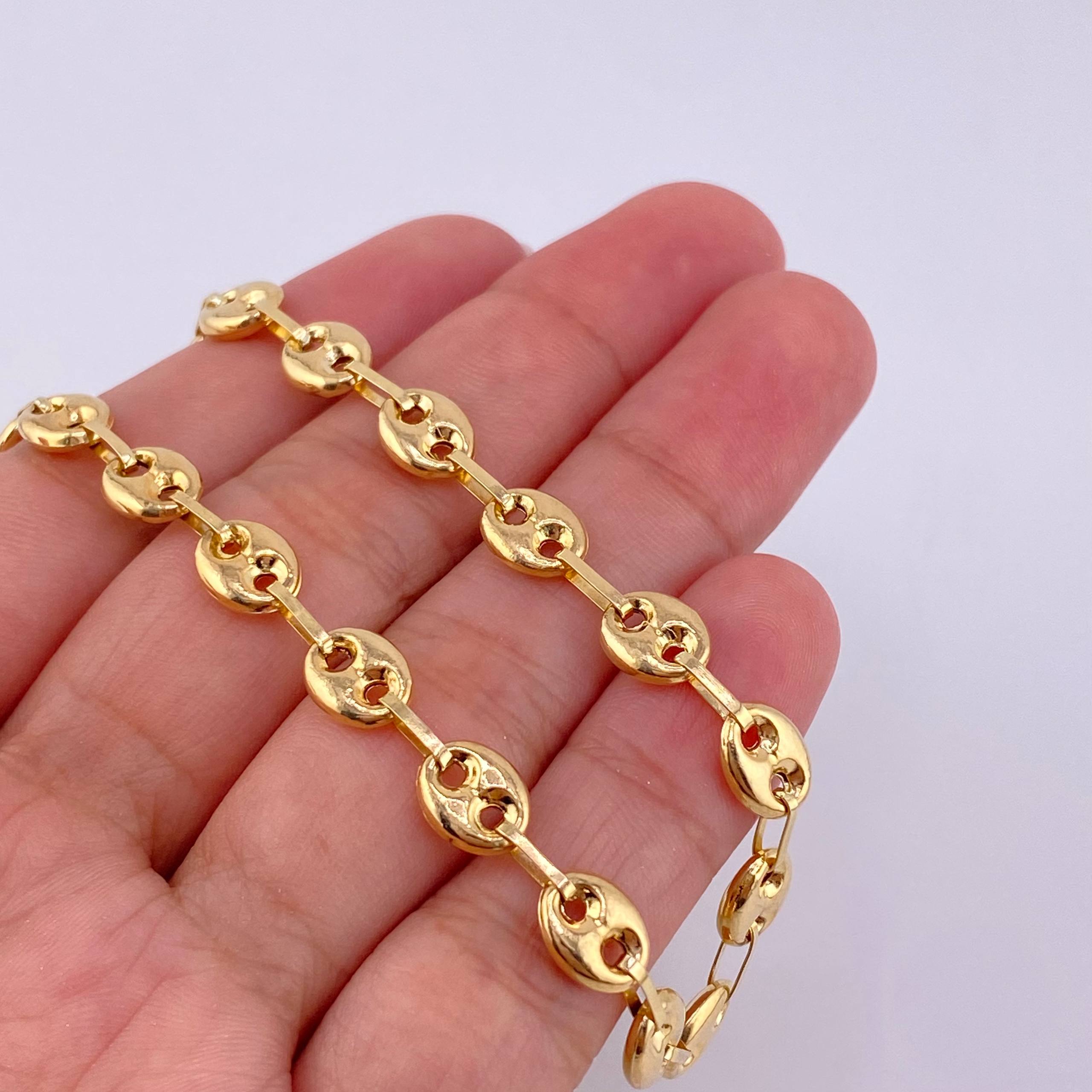 Cadena GC 14.5g / 60cm / 6.45mm Oro Amarillo 18K