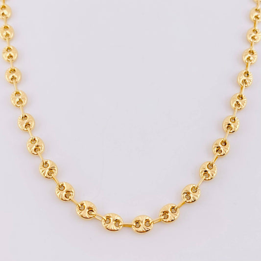 Cadena GC Diamantada 11.25g / 24 in / 4.85mm Oro Amarillo 18K