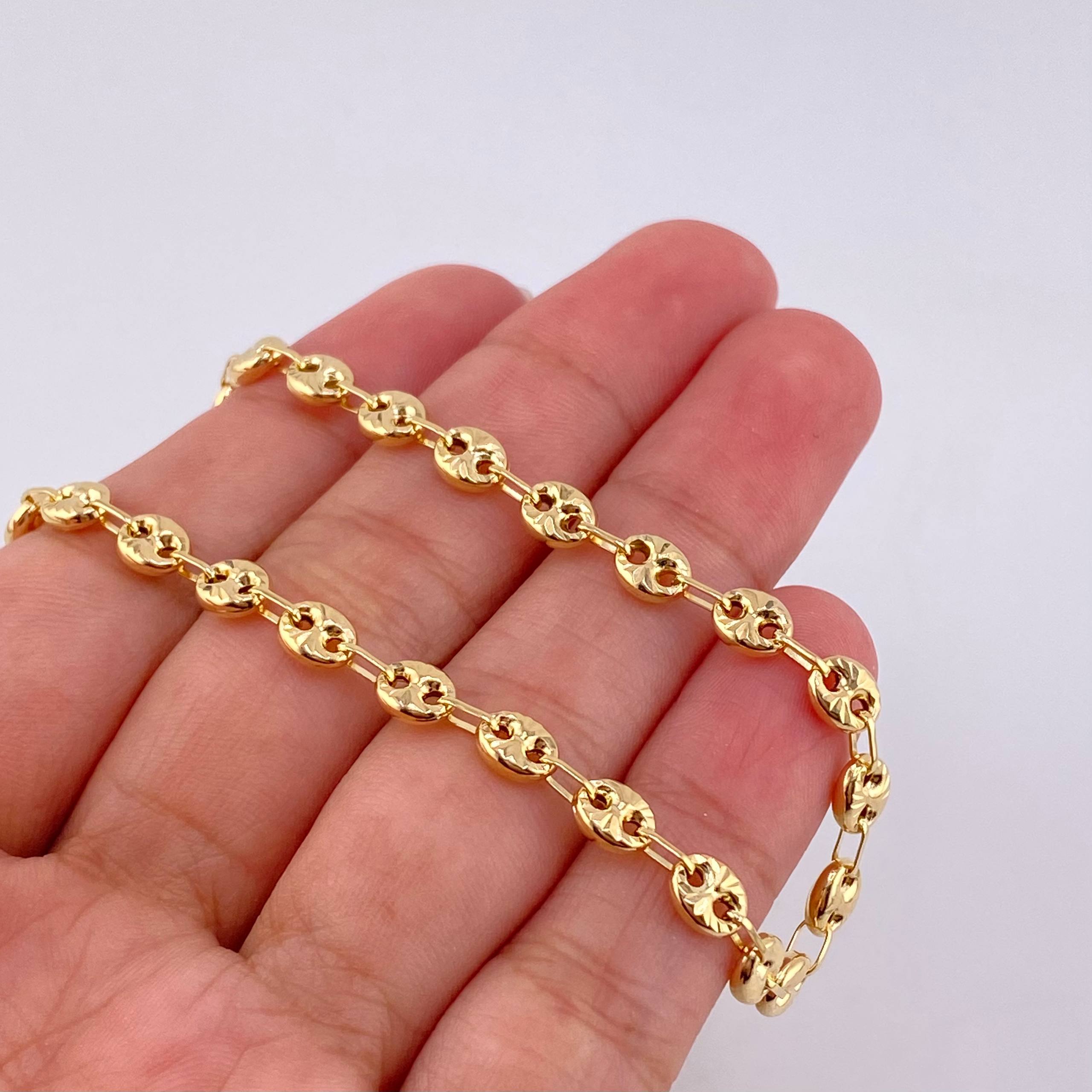 Cadena GC Diamantado 11.35g / 24 in / 4.95mm Oro Amarillo 18K