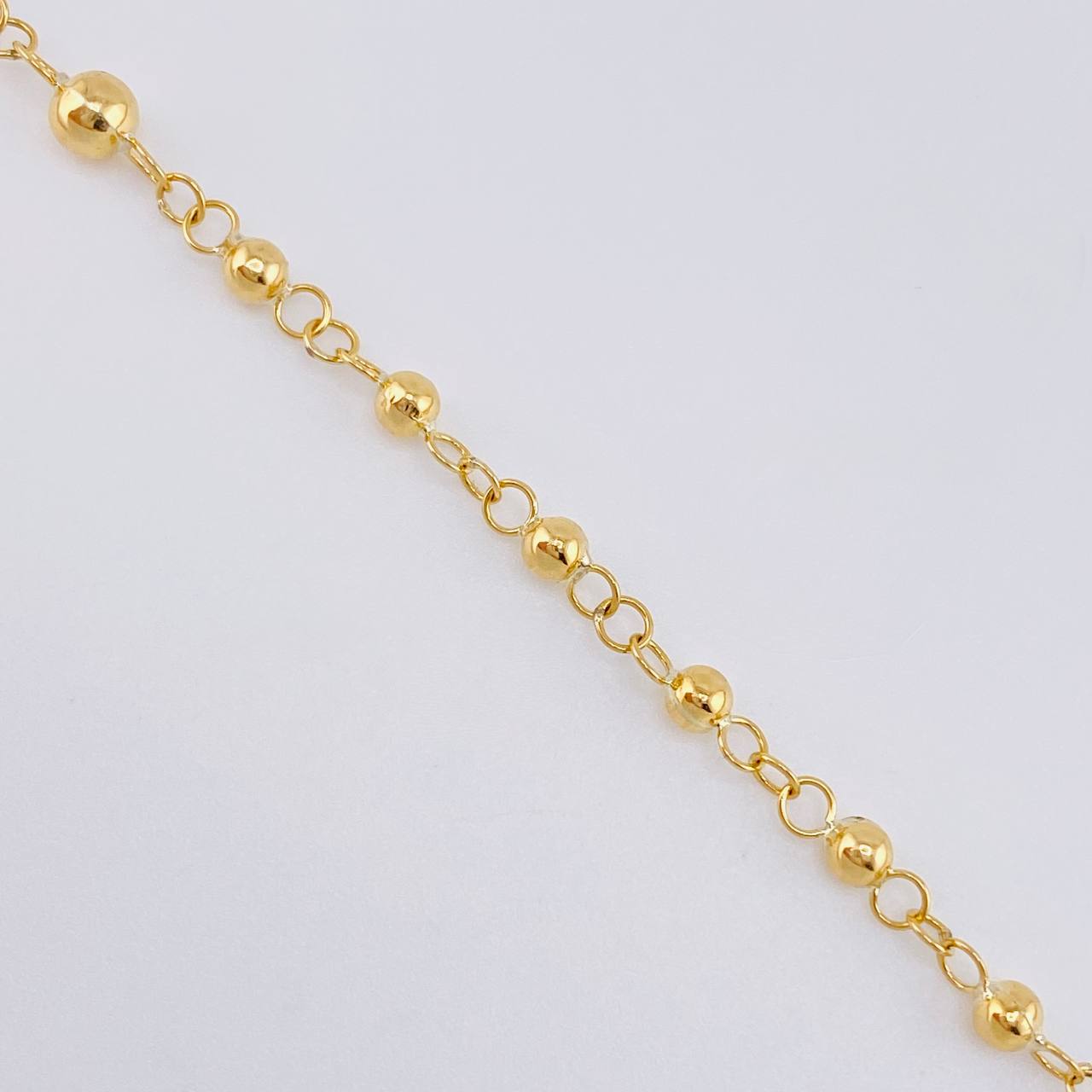 Miraculous Virgin Rosary 6.8 g / 21 1/4 in / 3 mm 18K Yellow Gold