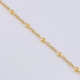 Pulso Denario Virgen Milagrosa 3.9 g / 8 1/4 in / 4 mm Oro Amarillo 18K