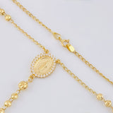 Miraculous Virgin Rosary 8.65 g / 20 1/4 in / 3 mm 18K Yellow Gold