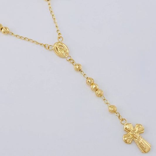 Miraculous Virgin Rosary 7.45 g / 21 in / 4 mm Yellow Gold 18K