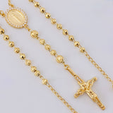 Miraculous Virgin Rosary 8.65 g / 20 1/4 in / 3 mm 18K Yellow Gold