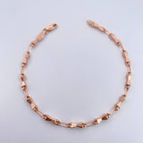 Bracelet Sand Watch 3.85gr / 21.2cm / 2.5mm Dotted 18K Rose Gold &