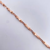 Bracelet Sand Watch 3.85gr / 21.2cm / 2.5mm Dotted 18K Rose Gold &