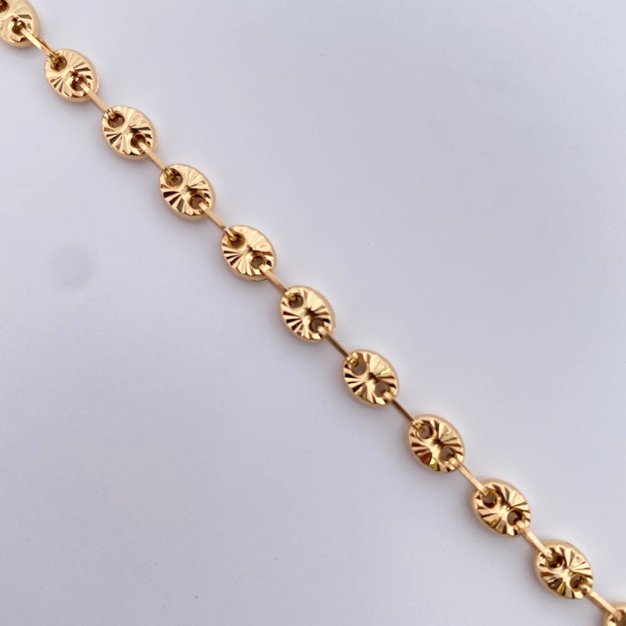 Pulso GC 4.5gr / 19.4cm / 3.7mm Diamantado Oro Amarillo 18K &