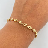 Pulso GC 3.6gr / 19cm / 3.1mm Diamantada Oro Amarillo 18K &