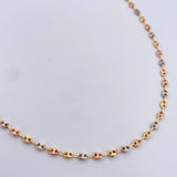 Cadena GC 6.7gr / 18 in / 3.4mm Tres Oros Amarillo 18K