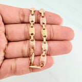 Rustic Crown Anklet 7.25 g / 10 3/4 in / 5.7 mm Three Golds 18K