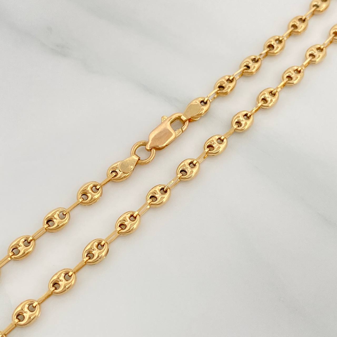 18K Yellow Gold Chain Gc 6.9 g / 23 3/4 in / 3.6 mm