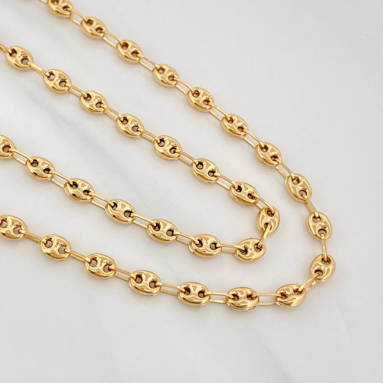 18K Yellow Gold Chain Gc 6.9 g / 23 3/4 in / 3.6 mm