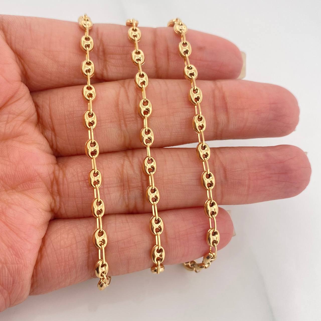 18K Yellow Gold Chain Gc 6.9 g / 23 3/4 in / 3.6 mm