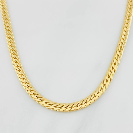 Cadena Serpiente 19g / 24 in / 4.6mm Oro Amarillo 18K