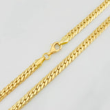 Flat Snake Chain 15.8g / 20 in / 4.5mm Yellow Gold 18K