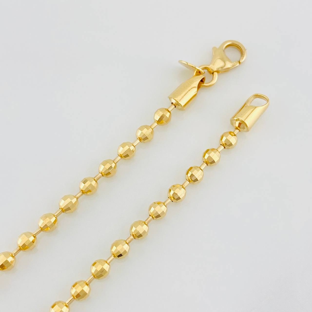 Bracelet Militar 5.4g / 7 3/4 in / 2.8mm 18K Yellow Gold